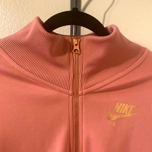 Nike one of a kind sweater with Rose Gold Zipper